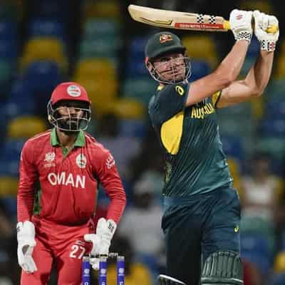 Stoinis fires in Australia's T20 World Cup win v Oman