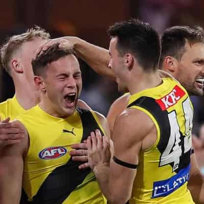 Injury-hit Richmond down Adelaide in AFL upset