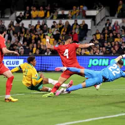 Yengi stars as Socceroos beat Palestine 5-0