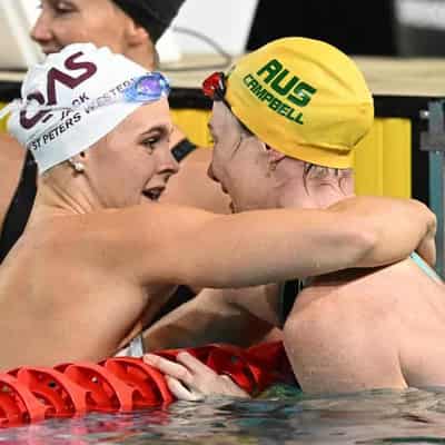 Aussie swimmers vow to honour Campbell's legacy