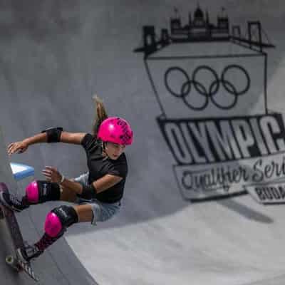 Teenage skateboard stars closing in on Olympic place