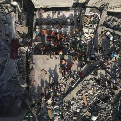 Israeli fighter jets in deadly strikes over Gaza City