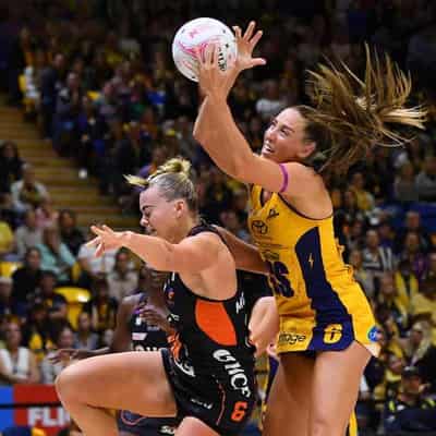 Lightning down Giants in Super Netball, firm up fourth