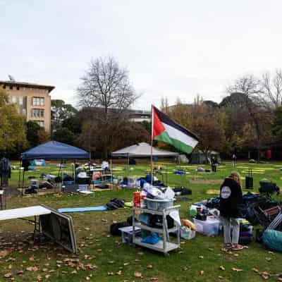 Students face expulsion over uni Palestine encampments