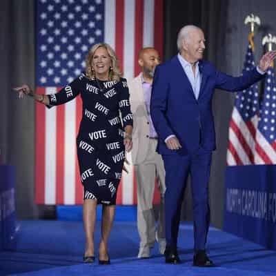 Biden vows to 'get back up', debate TV audience dips