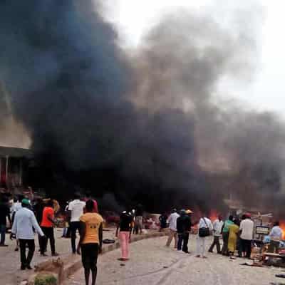 Suspected suicide bombers kill at least 18 in Nigeria