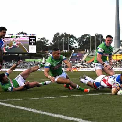 Raiders' NRL season in tailspin after loss to Knights