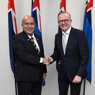 Pacific peace in focus as PM meets island counterpart