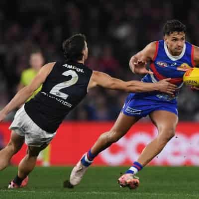 Coach delighted as Bulldogs bounce back to bite Blues