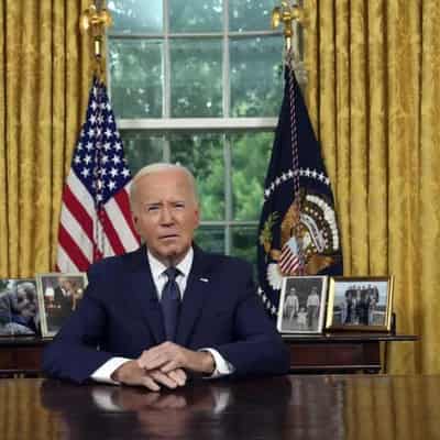 Time to cool down political rhetoric in US, Biden says