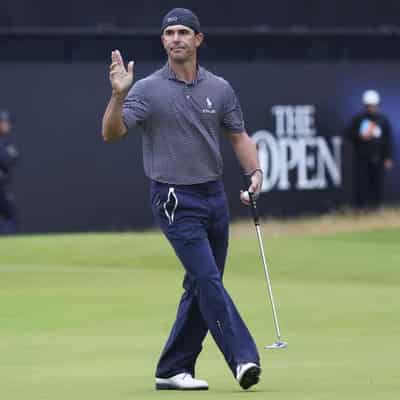 Horschel hits the front as Lowry falters in Open rain