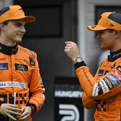 Norris and Piastri on pole as McLaren take charge