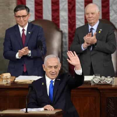 Netanyahu to meet Biden and Harris after fiery address