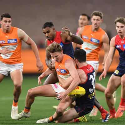 Giants win thriller to hurt Demons' finals chances