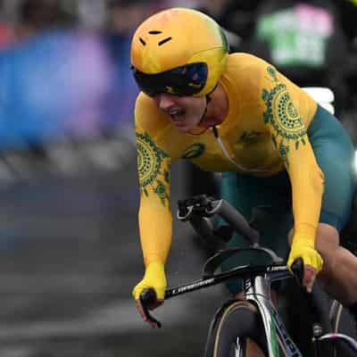 Brown dominates for gold in Olympic time trial