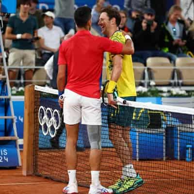 Ebden all smiles after avoiding Djokovic 'double bagel'