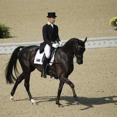 Burton stars at Versailles in Olympic eventing dressage