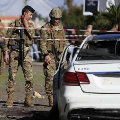 Israeli drone strike kills two as Lebanon braces