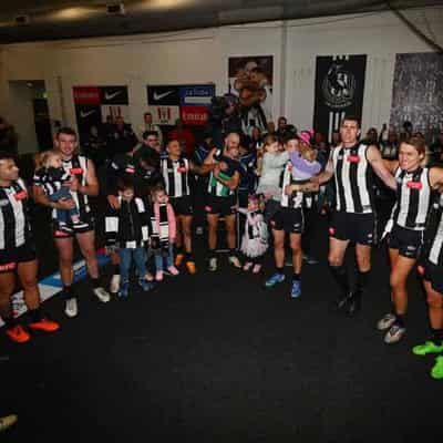 Magpies remain optimistic as AFL finals race heats up