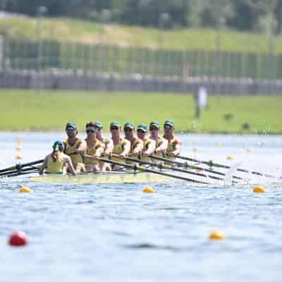 Australian eight face tough test to secure first gold