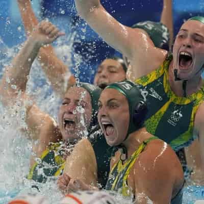 Aussie women win water polo shootout at Olympics