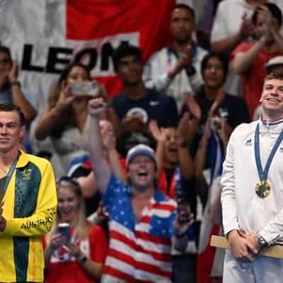 Australian swim silver medallist hails French hero