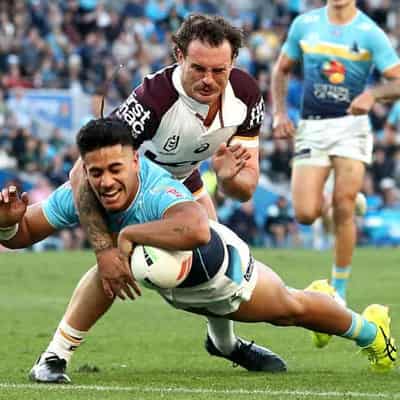 In-form Titans belt injury-hit Broncos in NRL