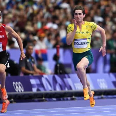 Browning eliminated in first round of 100m heats