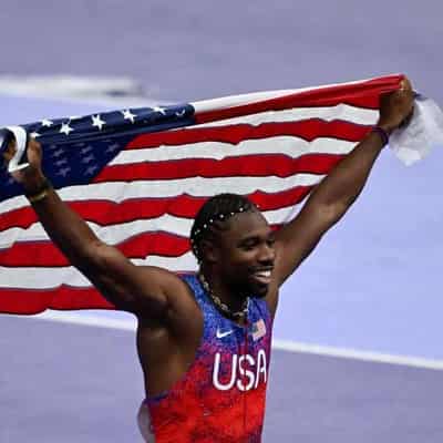 American Noah Lyles takes gold in 100 metre thriller