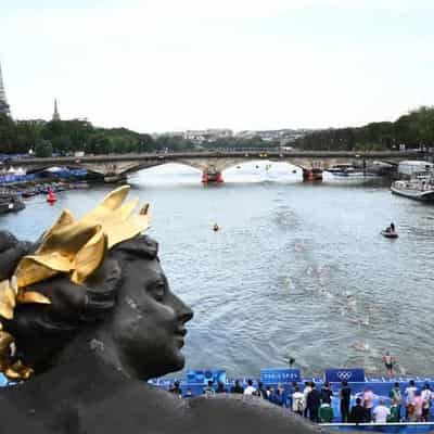 Games marathon test run goes ahead in the Seine