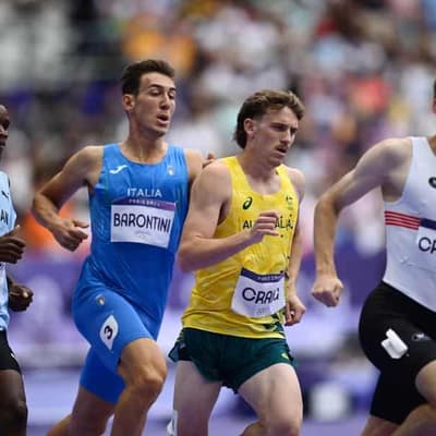 Peyton Craig runs personal best in Olympic 800m semi
