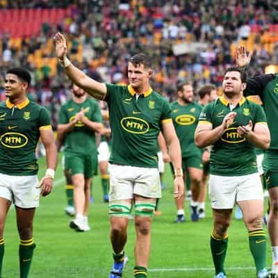 Springboks smash Wallabies to open Rugby Championship