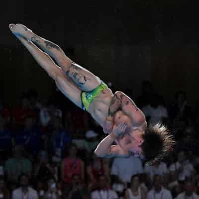 Diver Rousseau surprises himself in near medal miss