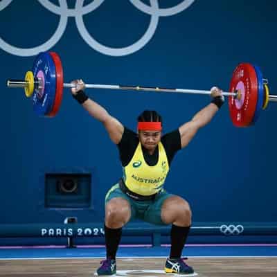 Weightlifter Cikamatana in tears after finishing fourth