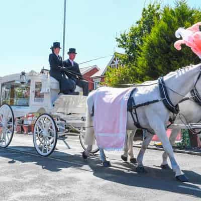 End UK riots, parents of murdered girl urge at funeral