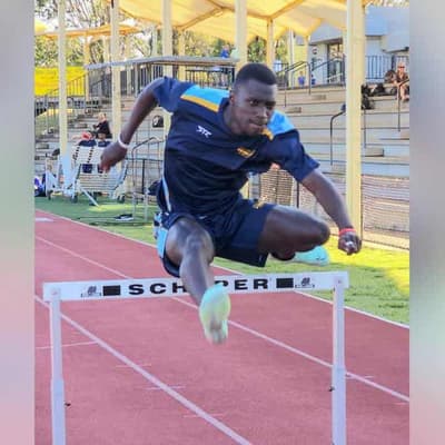 Sprinter leaps to world stage after love at first sight