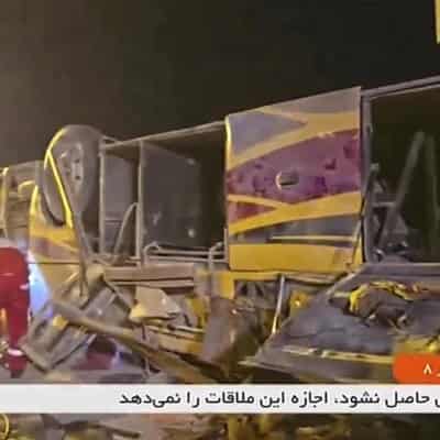 At least 28 killed after bus crash in central Iran