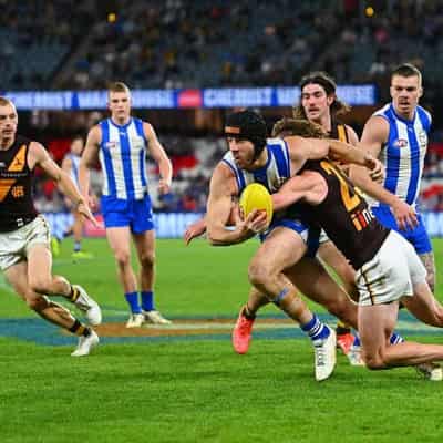 Strike forces AFL to bring forward Hawks-North clash