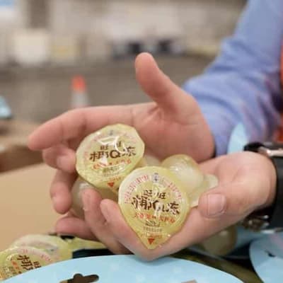 Thousands of illegal jelly cups seized during sting