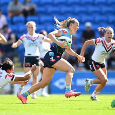 Sharks stay unbeaten, Titans reassert NRLW authority