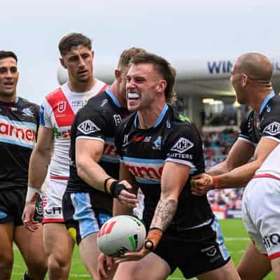 Sharks land blow on Dragons to make top-four claim