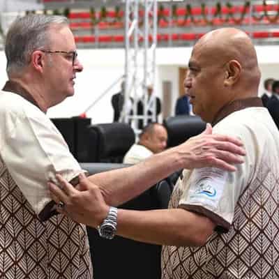 'Groundbreaking' Australia-Tuvalu pact signed at summit