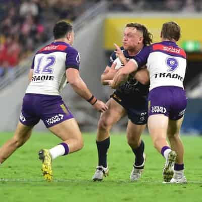 Cotter's plea after scrappy Cowboys' Storm escape