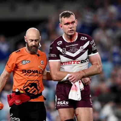 Manly star hurt in win but tipped to play finals