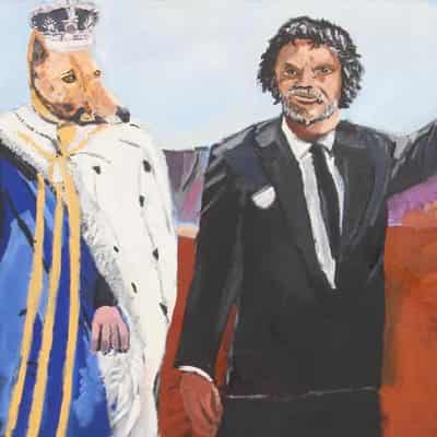 It's good to be King: Vincent Namatjira opens new show