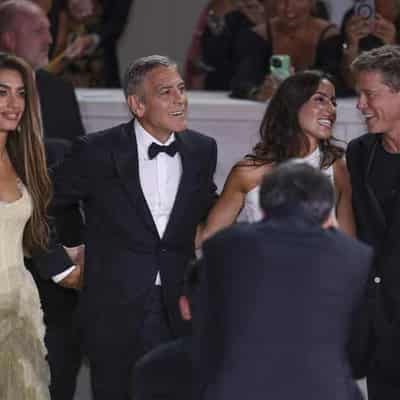 Venice Film Festival welcomes Pitt and Clooney