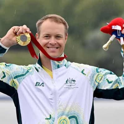 Kayak king Curtis McGrath clinches golden hat-trick