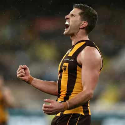 Breust riding Hawks' wave of momentum to 300 AFL games