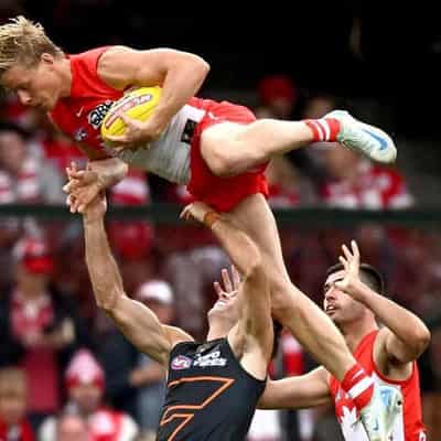 Swans star Heeney surprised himself with epic AFL mark