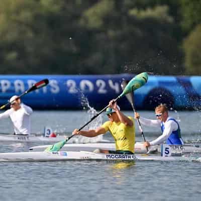 McGrath misses podium in kayak gold medal defence